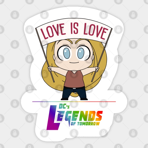 Ava Sharpe - Love is Love v2 Sticker by RotemChan